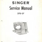 Singer-270-37-Service-Manual- Repair Manual - English