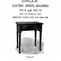 Singer 101-4 - 101-2 Sewing Machine Instruction Manual - User Manual - Complete User Guide - English