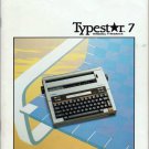 Canon Typestar 7 Typewriter Instruction Manual - User Manual - Complete User Guide