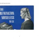 Remington Noiseless  Typewriter Instruction Manual - User Manual - Complete User Guide