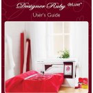 Husqvarna Viking Designer Ruby Deluxe Sewing Machine Instruction Manual - User Manual - Complete Use