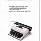 Adler Automatic  Typewriter Instruction Manual - User Manual - Complete User Guide