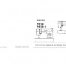 Singer 9858 - 9858-1 Confidence Stylist Sewing Machine Instruction Manual - User Manual - Complete U