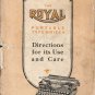 Royal P 1926 Typewriter Instruction Manual - User Manual - Complete User Guide