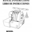 Janome 734D MyLock Sewing Machine Instruction Manual - User Manual - Complete User Guide