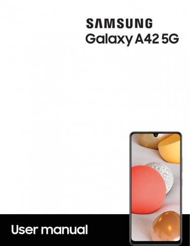 Samsung Galaxy A42 5G A426 Owners Manual - User Manual - Instruction Manual - English
