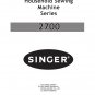 Singer-Series-2700-Service-Manual Repair Manual - English