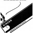 Singer-695B018-Service-Manual-and-Parts-List Repair Manual - English