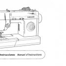 Singer 2517 Sewing Machine Instruction Manual - User Manual - Complete User Guide - English - French