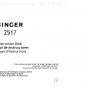 Singer 2517 Sewing Machine Instruction Manual - User Manual - Complete User Guide - English - French