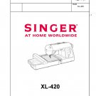 Singer-XL-420-Service-Manual Repair Manual - English
