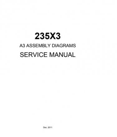 Linkbelt-235x3 - Excavator-Service-Manual - Operation Manual - Schematic - Workshop Manual - English