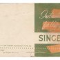 Singer 222k Featherweight Sewing Machine Instruction Manual - User Manual - Complete User Guide - En