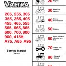 Valtra 205-255-305-355-365-405-455-465-555-565-665-865-600-700-800-900-415M-A75-A85-A95 Tractor Serv