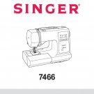 Singer 7466 Sewing Machine Instruction Manual - User Manual - Complete User Guide - English - French