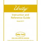 Baby Lock Unity BLTY Sewing Machine Instruction Manual - User Manual - Complete User Guide