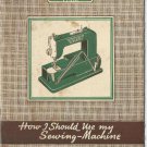 Elna Grasshopper 500970 Sewing Machine Instruction Manual - User Manual - Complete User Guide