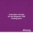 Elna Elnapress 520 Ironing Press Instruction Manual - User Manual - Complete User Guide