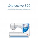 Elna eXpressive 820 Sewing Machine Instruction Manual - User Manual - Complete User Guide