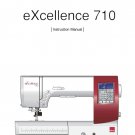 Elna eXcellence 710 Sewing Machine Instruction Manual - User Manual - Complete User Guide