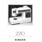 Singer 2210 Sewing Machine Instruction Manual - User Manual - Complete User Guide - English
