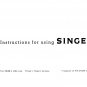 Singer 414 Sewing Machine Instruction Manual - User Manual - Complete User Guide - English