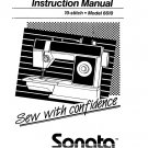 Singer 6610 Sonata Sewing Machine Instruction Manual - User Manual - Complete User Guide - English