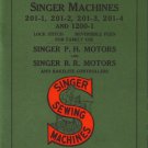 Singer 201-1 - 201-2 - 201-3 - 201-4 - 1200-1 Adjusters Manual Sewing Machine Instruction Manual - E