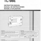 Juki TL98E Sewing Machine Instruction Manual - User Manual - Complete User Guide