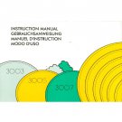 Elna 3003-3005-3007 Sewing Machine Instruction Manual - User Manual - Complete User Guide