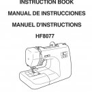 Janome HF8077 Sewing Machine Instruction Manual - User Manual - Complete User Guide
