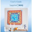 Husqvarna Viking SAPPHIRE 965Q Sewing Machine Instruction Manual - User Manual - Complete User Guide