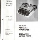 Sears Achiever Typewriter Instruction Manual - User Manual - Complete User Guide