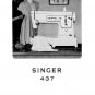 Singer 437 Sewing Machine Instruction Manual - User Manual - Complete User Guide - English