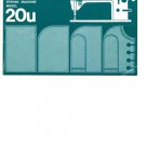 Singer 20U Sewing Machine Instruction Manual - User Manual - Complete User Guide - English