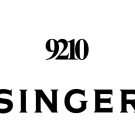 Singer 9210 Sewing Machine Instruction Manual - User Manual - Complete User Guide - English