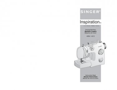 Singer 4206 - 4212 Inspiration Sewing Machine Instruction Manual - User Manual - Complete User Guide