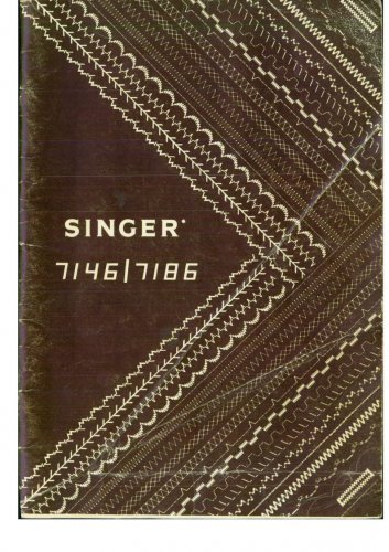 Singer 7146 - 7186 Sewing Machine Instruction Manual - User Manual - Complete User Guide - English -