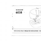 Singer 6038 Sewing Machine Instruction Manual - User Manual - Complete User Guide - English - French