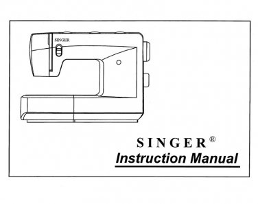 Singer 3825 - 3820 - 3810 Sewing Machine Instruction Manual - User Manual - Complete User Guide - En