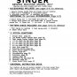 Singer 2502 - 2543 - 2602 - 3317 Sewing Machine Instruction Manual - User Manual - Complete User Gui