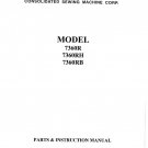 CONSEW 7360R-7360RH-7360RB Sewing Machine Instruction Manual - User Manual - Complete User Guide - E