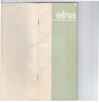 Elna cl.11 - Special cl.31 - Plana cl.13 - Zig zag cl.21 - Plana Special cl.33 - Plana zig zag cl.23