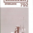 Pfaff CALANDA-OVERLOCK-792 Sewing Machine Instruction Manual - User Manual - Complete User Guide - E