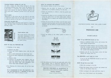 Princess 300  Instruction Manual - User Manual - Complete User Guide