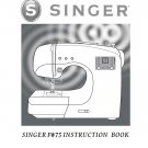Singer FW75 Sewing Machine Instruction Manual - User Manual - Complete User Guide - English