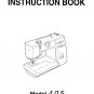 Janome 405 Sewing Machine Instruction Manual - User Manual - Complete User Guide