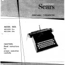 Sears Newport Typewriter Instruction Manual - User Manual - Complete User Guide