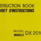 Janome DX 2015 Sewing Machine Instruction Manual - User Manual - Complete User Guide