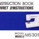 Janome MS3015 Schoolmate Sewing Machine Instruction Manual - User Manual - Complete User Guide